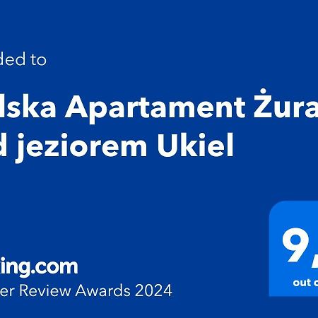 Апартаменты Sielska Apartament Zurawi Nad Jeziorem Ukiel Ольштын Экстерьер фото