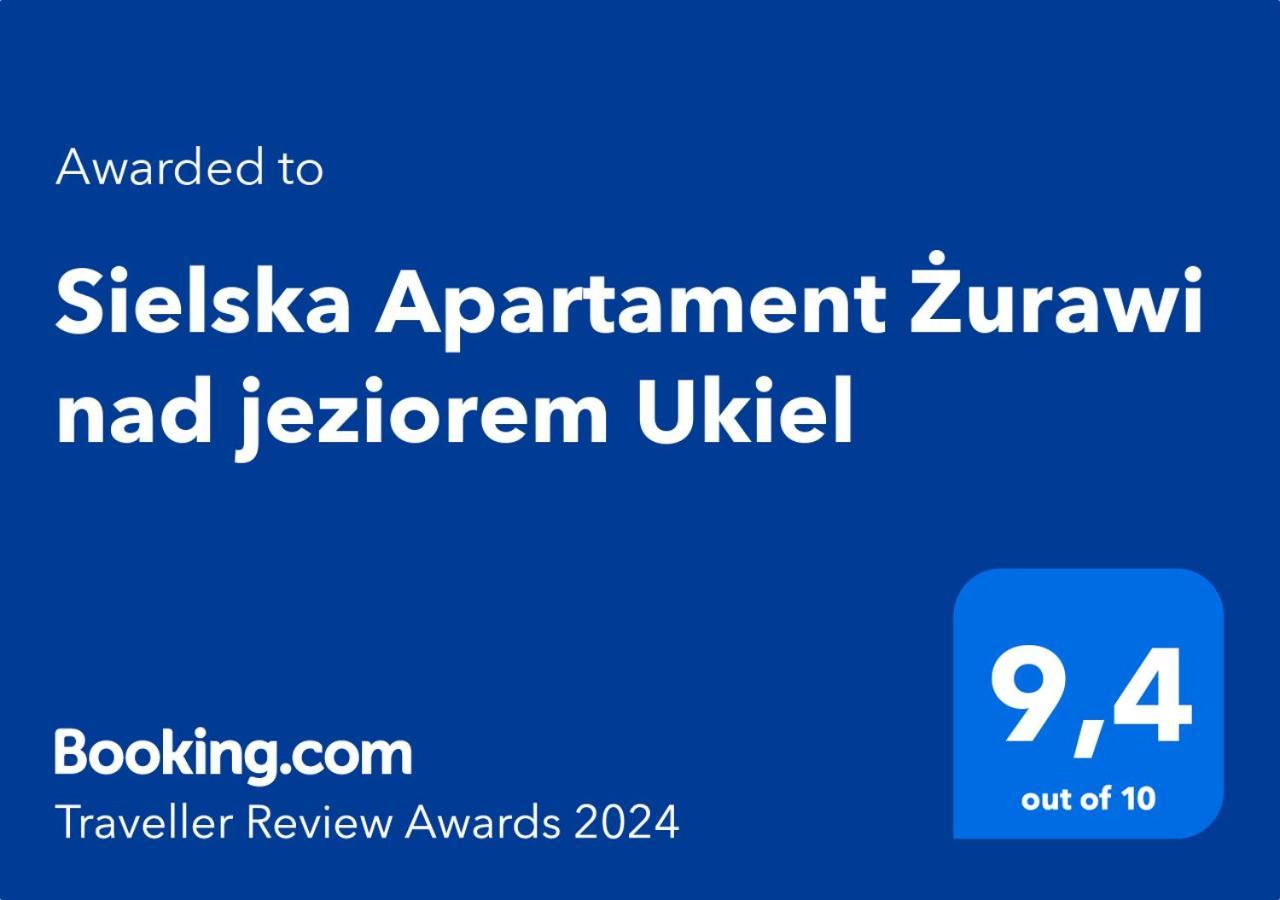 Апартаменты Sielska Apartament Zurawi Nad Jeziorem Ukiel Ольштын Экстерьер фото